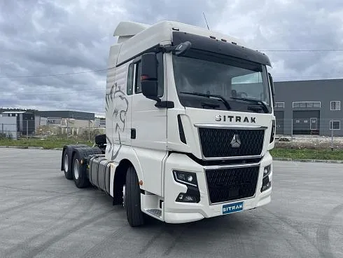 Седельный тягач SITRAK С7Н MAX 6Х4 с АКПП, задней пневмой и ретардером в белом цвете