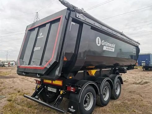 Самосвальный полуприцеп Grunwald Gr.Ti34-SH-SI-1220 с кузовом 34 куб. м