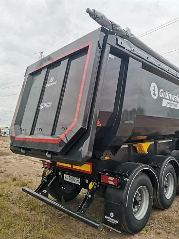 Самосвальный полуприцеп Grunwald Gr.Ti34-SH-SI-1220 с кузовом 34 куб. м