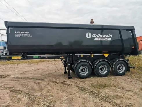 Самосвальный полуприцеп Grunwald Gr.Ti34-SH-SI-1220 с кузовом 34 куб. м