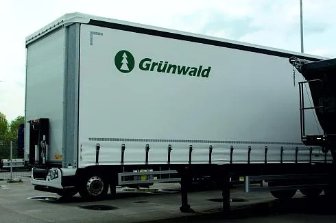 Новый шторный полуприцеп Grunwald Gr.СS, объем 91 куб.м.