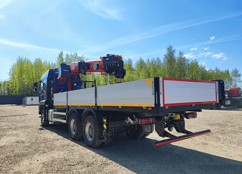 Автомобиль бортовой SITRAK 480 л.с. 6x6 с КМУ ИНМАН ИТ 200