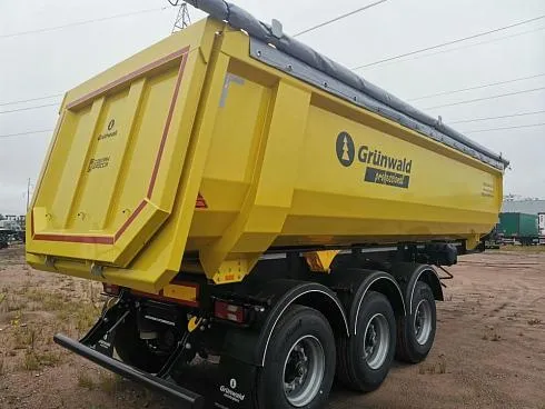 Самосвальный полуприцеп Grunwald Gr.Ti31-SH-SI-1220 с кузовом 31 куб. м