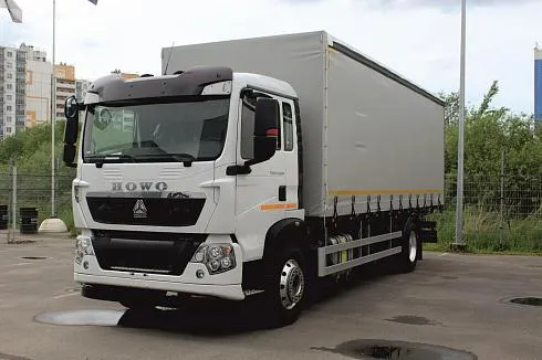 Автомобиль бортовой с тентом Howo T5G 4x2, 280 л.с. с АКПП