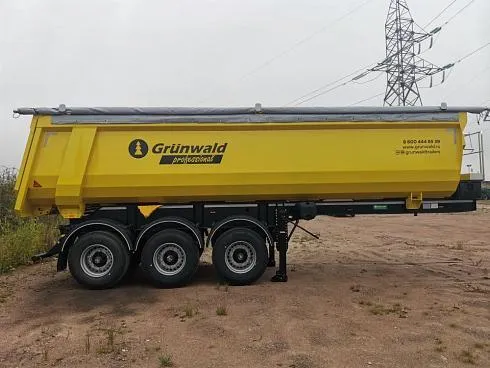 Самосвальный полуприцеп Grunwald Gr.Ti31-SH-SI-1220 с кузовом 31 куб. м
