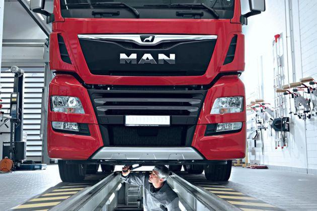 Обслуживание и ремонт грузовиков MAN