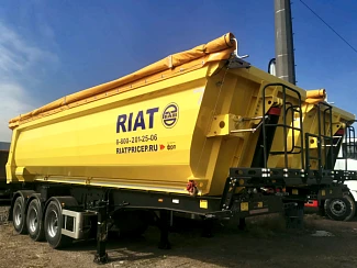 Самосвальный полуприцеп РИАТ 924900-33H2 с кузовом 33 куб. м