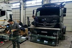 Замена автостекол на грузовых автомобилях