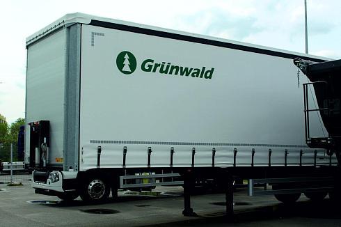 Новый шторный полуприцеп Grunwald Gr.СS, объем 91 куб.м.