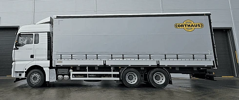 Автомобиль бортовой с тентом SITRAK | СИТРАК 6x2, 400 л.с. с АКПП