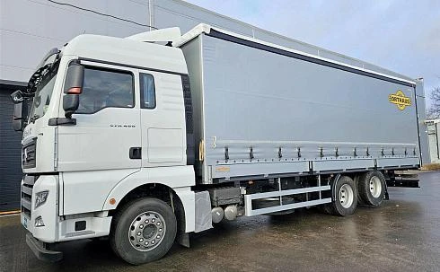 Автомобиль бортовой с тентом SITRAK | СИТРАК 6x2, 400 л.с. с АКПП