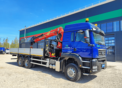 Автомобиль бортовой SITRAK 480 л.с. 6x6 с КМУ ИНМАН ИТ 200
