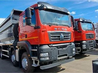 Самосвал HOWO T5G 8Х4 кузов 35 куб. м | ХОВО ZZ3317V386GE1