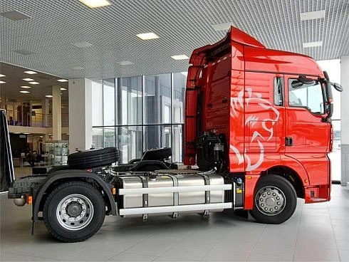 Седельный тягач SITRAK C7H MAX 4Х2 с АКПП и ретардером ADR | цвет кабины Красный