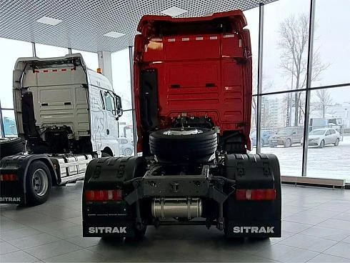 Контейнеровозная сцепка: тягач SITRAK C7H MAX 4х2 с полуприцепом-контейнеровозом Grunwald